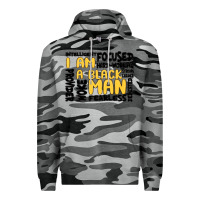 Slate Camo i am a black man Premium Hoodie - MaliasSmallBusiness