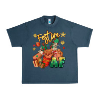 Midnight Navy festive af christmas black kid sneakers Urban Heavy Tee - RanaPortraitStore