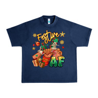 Navy festive af christmas black kid sneakers Urban Heavy Tee - RanaPortraitStore