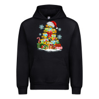 Black christmas tree with school bus Urban Hoodie - MaliasSmallBusiness