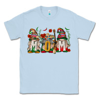 Dusty Blue Mexican Mom Gnome Classic Tee - texasbilliewilder