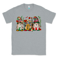 Heather Grey Mexican Mom Gnome Classic Tee - texasbilliewilder
