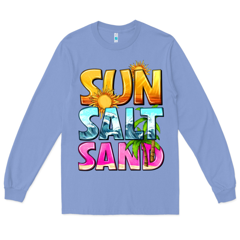 Sun Salt Sand Long Sleeve Tee by texasbilliewilder | Teevron