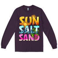 Plum sun salt sand Long Sleeve Tee - texasbilliewilder