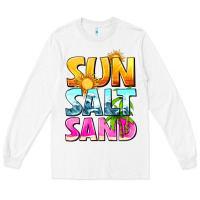 White sun salt sand Long Sleeve Tee - texasbilliewilder