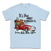 Dusty Blue it's the most wonderful time of the year Classic Tee - FaDigitalArtStudio