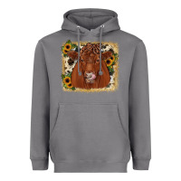 Storm red angus cowhide sunflower Heavyweight Hoodie - JahusDesignShop