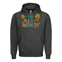 Charcoal Heather i'm just talking tennessee Zipper Hoodie - HRA Design Shop