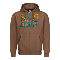 Chestnut i'm just talking tennessee Zipper Hoodie - HRA Design Shop