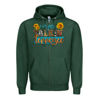 Sports Green i'm just talking tennessee Zipper Hoodie - HRA Design Shop