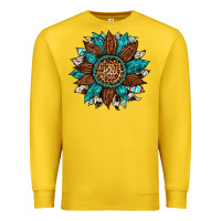 Lemon gemstone cowhide leopard turquoise sunflower Premium Sweatshirt - Artiststas