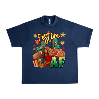 Navy festive af christmas black girl children sneakers Urban Heavy Tee - RanaPortraitStore