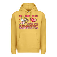 Antique Gold self love club Premium Hoodie - MaliasSmallBusiness