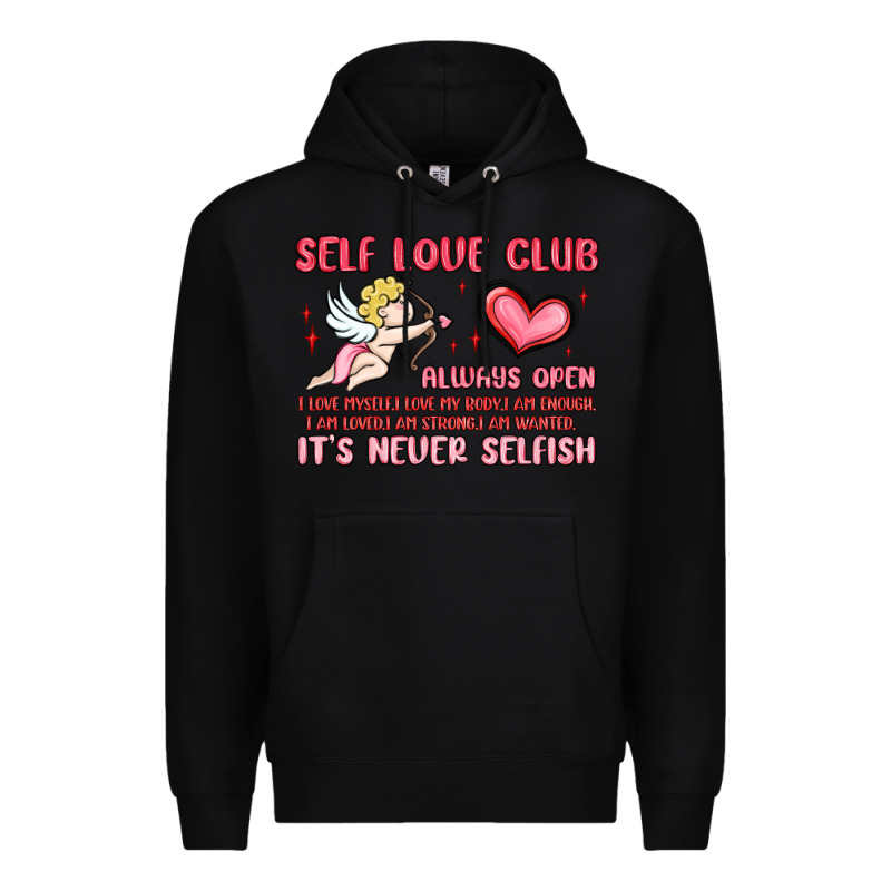 Self Love Club Premium Hoodie by MaliasSmallBusiness | Teevron