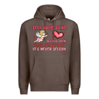 Coffee self love club Premium Hoodie - MaliasSmallBusiness