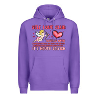 Purple self love club Premium Hoodie - MaliasSmallBusiness