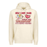 Tofu self love club Premium Hoodie - MaliasSmallBusiness