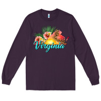 Plum summer virginia Long Sleeve Tee - texasbilliewilder