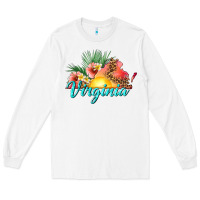 White summer virginia Long Sleeve Tee - texasbilliewilder