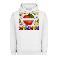 Pigment Lunar Rock custom teacher name apple Urban Hoodie - NancyCooperArtShop
