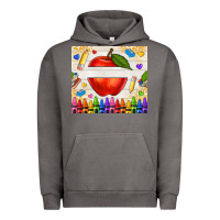 Custom Teacher Name Apple Urban Hoodie | Teevron