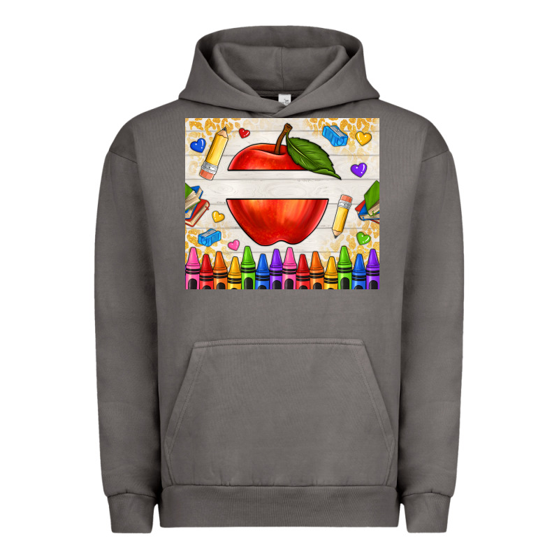 Custom Teacher Name Apple Urban Hoodie by NancyCooperArtShop | Teevron