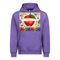 Tulip custom teacher name apple Urban Hoodie - NancyCooperArtShop