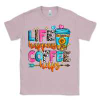 Lilac life happens coffee helps Classic Tee - Zillion Design Studio
