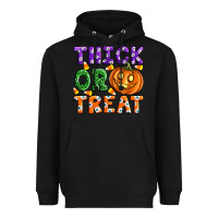 Black Thick Or Treat Heavyweight Hoodie - Artiststas