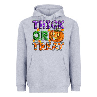 Heather Grey Thick Or Treat Heavyweight Hoodie - Artiststas