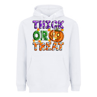 White Thick Or Treat Heavyweight Hoodie - Artiststas