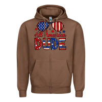 Chestnut All American dude Zipper Hoodie - Neo Western