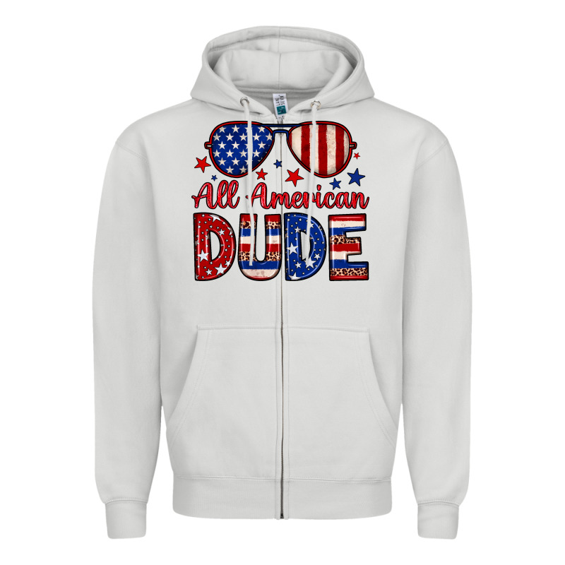 All American Dude Zipper Hoodie by Neo Western | Teevron