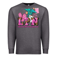 Charcoal Heather lpn licensed practical nurse Premium Sweatshirt - AdoDesignShop