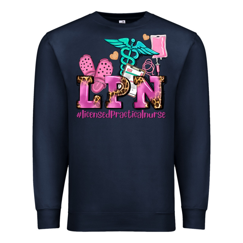 Lpn Licensed Practical Nurse Premium Sweatshirt by AdoDesignShop | Teevron