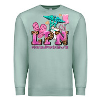Seafoam lpn licensed practical nurse Premium Sweatshirt - AdoDesignShop