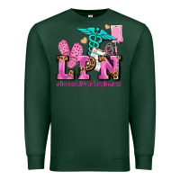 Sports Green lpn licensed practical nurse Premium Sweatshirt - AdoDesignShop