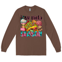 Chestnut no dieta season Long Sleeve Tee - Zillion Design Studio