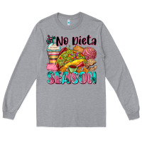 Heather Grey no dieta season Long Sleeve Tee - Zillion Design Studio