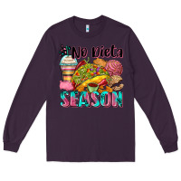 Plum no dieta season Long Sleeve Tee - Zillion Design Studio