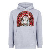 Heather Grey valentines simmental  rainbow Heavyweight Hoodie - JahusDesignShop