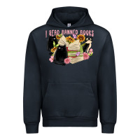 Navy ı read banned books Urban Hoodie - MaliasSmallBusiness