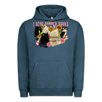 Pigment Midnight Navy ı read banned books Urban Hoodie - MaliasSmallBusiness