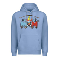 Colony Blue archery mom Premium Hoodie - MaliasSmallBusiness
