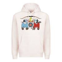 Pale Pink archery mom Premium Hoodie - MaliasSmallBusiness