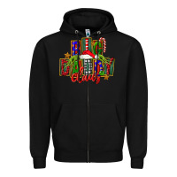 Black Christmas big daddy claus Zipper Hoodie - FaDigitalArtStudio
