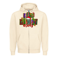 Sandshell Christmas big daddy claus Zipper Hoodie - FaDigitalArtStudio