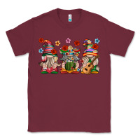 Burgundy Mexican Gnomes Classic Tee - texasbilliewilder