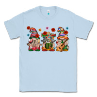 Dusty Blue Mexican Gnomes Classic Tee - texasbilliewilder