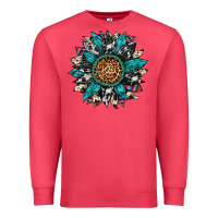 Cardinal cowhide leopard serape gemstone  sunflower Premium Sweatshirt - Artiststas